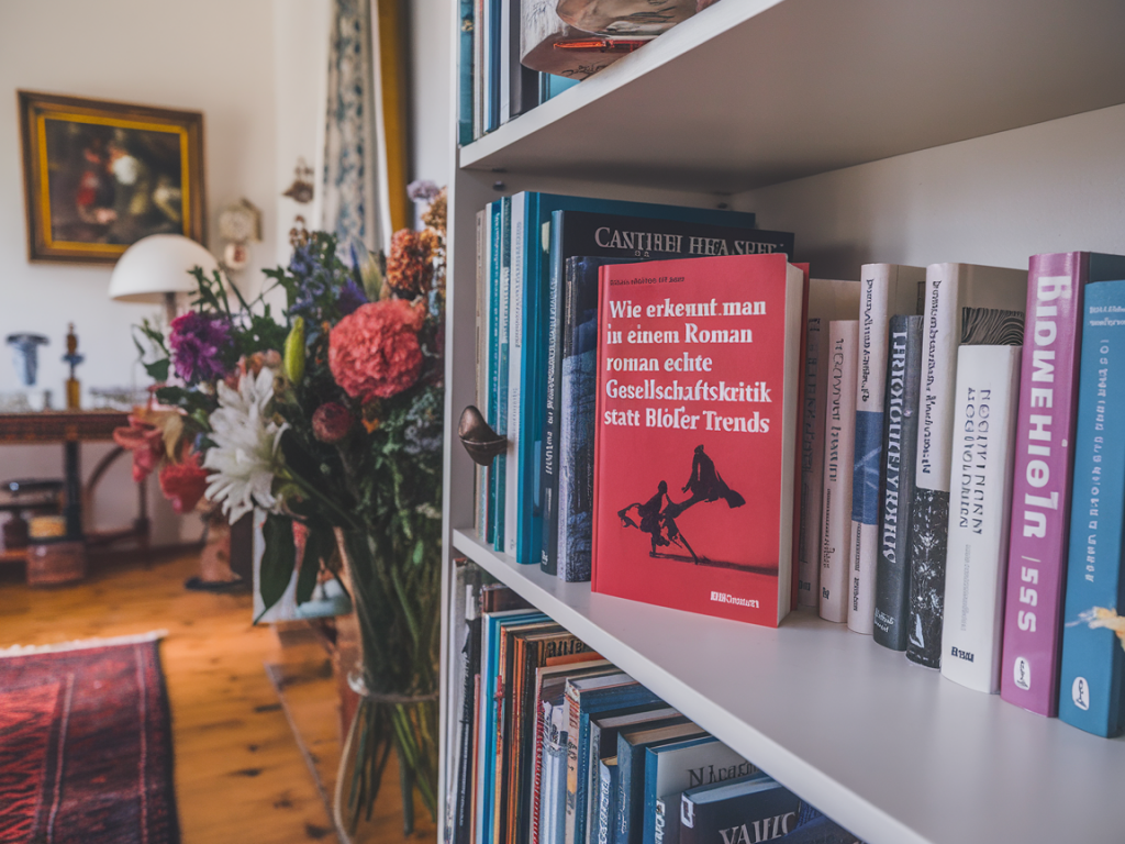 Wie erkennt man in einem roman echte gesellschaftskritik statt bloßer trends